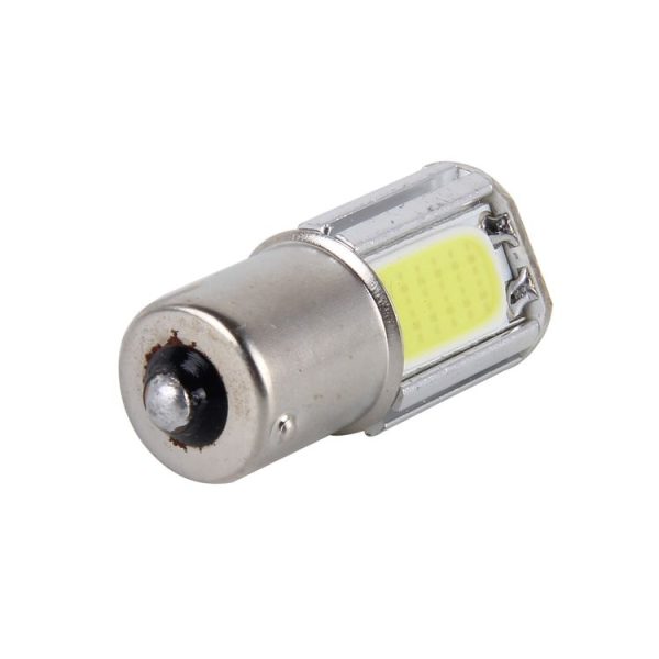 2 PCS 1156 / BA15S 5W 6000K 350lm 4 COB LEDs Canbus Car Brake Light Tail Light Bulb, DC 12V (White Light) - Image 3