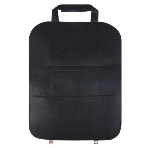 KANEED Auto Car Backseat Organizer Multi-Pocket Travel Storage Bag for Sunglass Phone Tissue Beverage Drink Can (Black) - Image 3