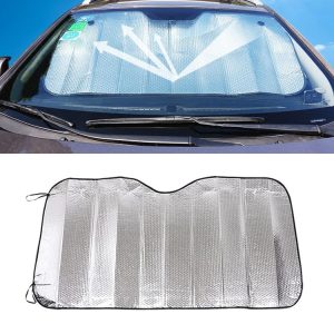 General Purpose Epe Car Sun Visor Before The File, Size: 140cm x 70cm (Silver)