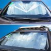 General Purpose Epe Car Sun Visor Before The File, Size: 140cm x 70cm (Silver) - Image 5
