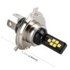 2 PCS H4 DC9-16V / 3.5W (H) 1.1W (L) / 6000K / 320LM Car Auto Fog Light 12LEDs SMD-ZH3030 Lamps, with Constant Current (White Light) - Image 3