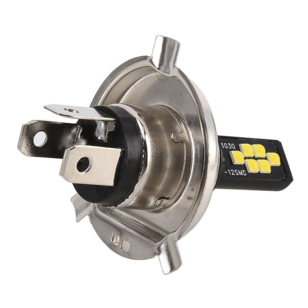 2 PCS H4 DC9-16V / 3.5W (H) 1.1W (L) / 6000K / 320LM Car Auto Fog Light 12LEDs SMD-ZH3030 Lamps, with Constant Current (White Light) - Image 4