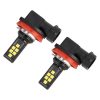 2 PCS H11 DC9-16V / 3.5W / 6000K / 320LM Car Auto Fog Light 12LEDs SMD-ZH3030 Lamps, with Constant Current (White Light) - Image 2