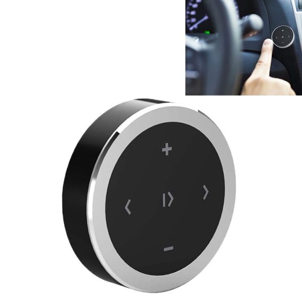 Car Wireless Bluetooth Controller Mobile Phone Multimedia Multi-functional Steering Wheel Remote Controller (Silver)