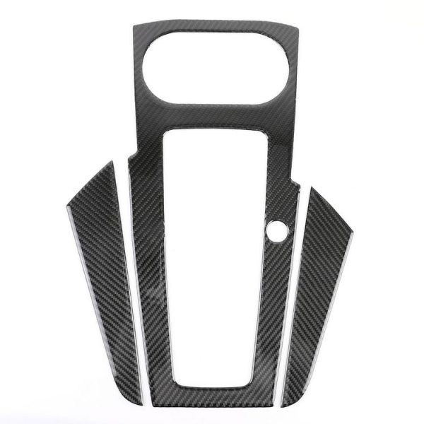 3 PCS Car Carbon Fiber Gear Panel Decorative Sticker for Audi A3 2014-2018, without Engine Start Button Decoration - Image 2