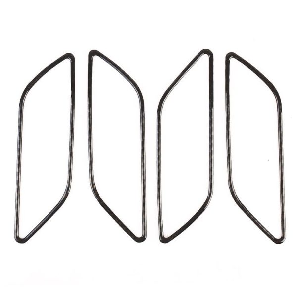 4 PCS Car Carbon Fiber Inner Armrest Decorative Frame for Audi A3 2014-2018 - Image 2