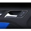 4 PCS Car Carbon Fiber Inner Armrest Decorative Frame for Audi A3 2014-2018 - Image 6