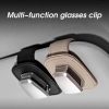 Car Multi-functional Sunglasses Clip Holder (Beige) - Image 10