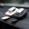 Car Multi-functional Sunglasses Clip Holder (Beige) - Image 9