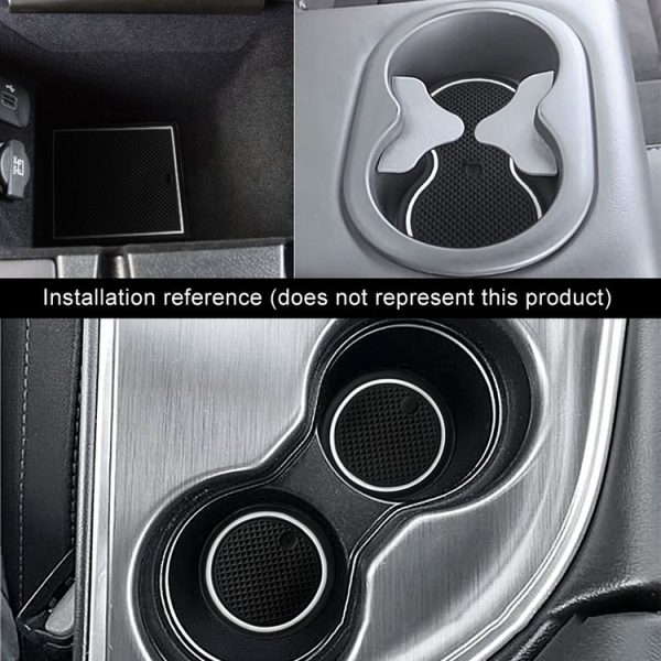 Car Water Cup Gate Slot Mats Plastic White Luminous Anti-Slip Interior Door Pad for Nissan X-trail 2013-2016 - Image 6