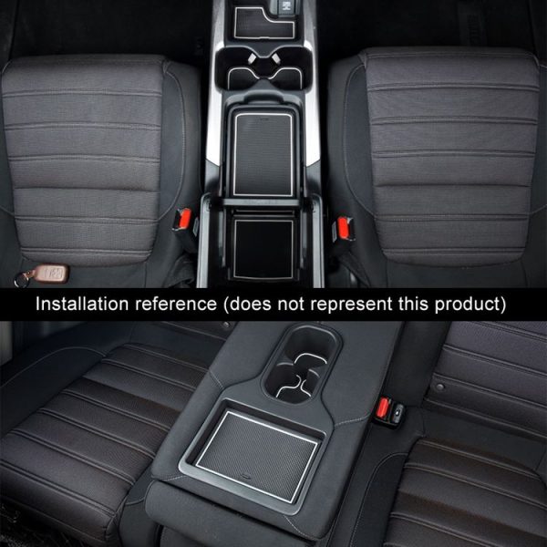 Car Water Cup Gate Slot Mats Plastic White Luminous Anti-Slip Interior Door Pad for Nissan X-trail 2013-2016 - Image 7