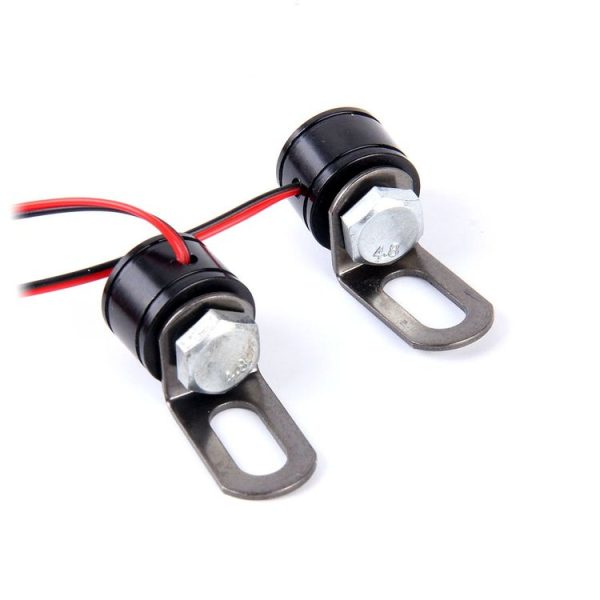 2 PCS 12V 3W Green Light Eagle Eyes LED Strobe Light For Motorcycle, Wire Length: 90cm - Image 4