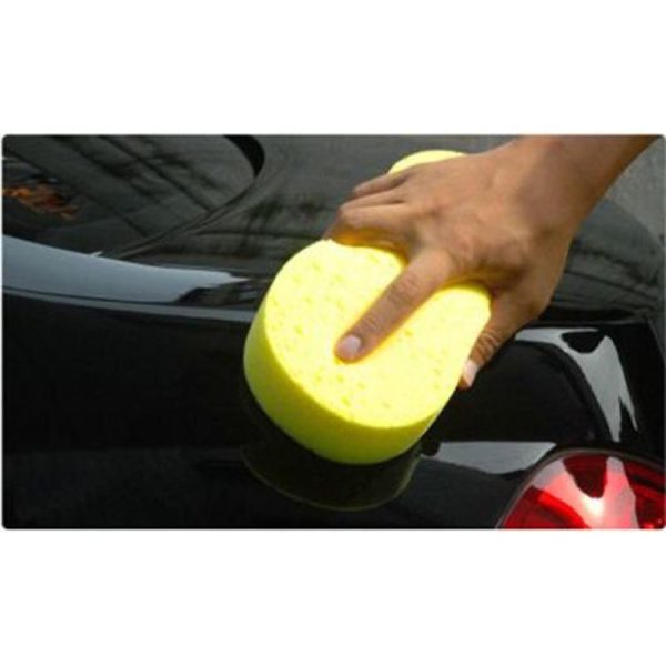 5 PCS Household Cleaning Sponge Yellow Car Wash Sponge With Macropores - Image 5