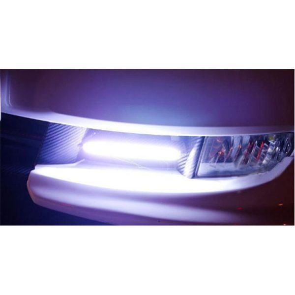2 PCS 6W 400 LM 6000K DRL COB White Light Bar Car Light Source Waterproof Daytime Running Lights, DC 12V - Image 5