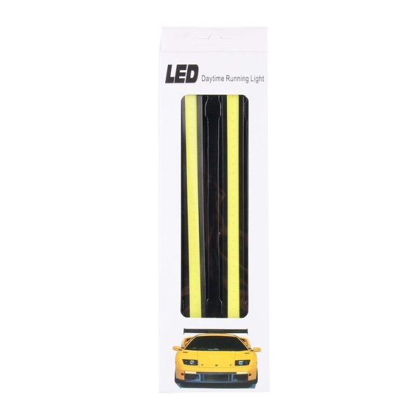 2 PCS 6W 400 LM 6000K DRL COB White Light Bar Car Light Source Waterproof Daytime Running Lights, DC 12V - Image 6