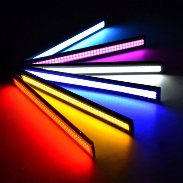 2 PCS 6W 400 LM 6000K DRL COB White Light Bar Car Light Source Waterproof Daytime Running Lights, DC 12V - Image 7