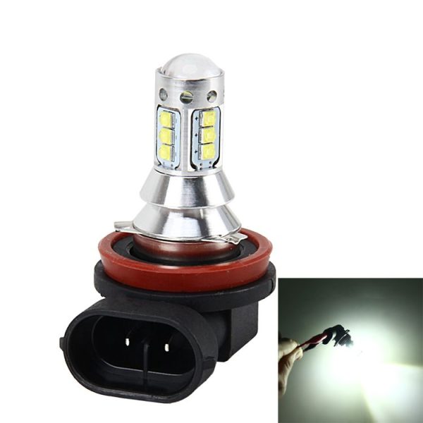 H11 50W 500 LM 6000K Car Fog Light with 16 CREE Lamps, DC 12V-24V (White Light)