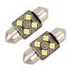 2 PCS 31mm DC12V / 1.5W / 6000K / 110LM 4LEDs SMD-3030 Car Reading Lamp Dome Light, with Decoder - Image 2