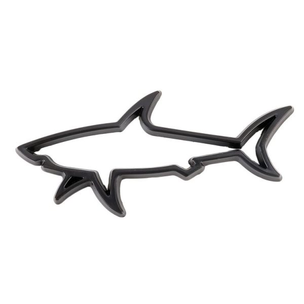 Shark Shape Car Metal Body Decorative Sticker - Image 2