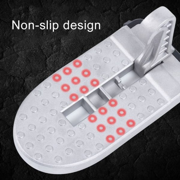 Multi-function Car Door Sill Step Pedals Pads (Silver) - Image 8