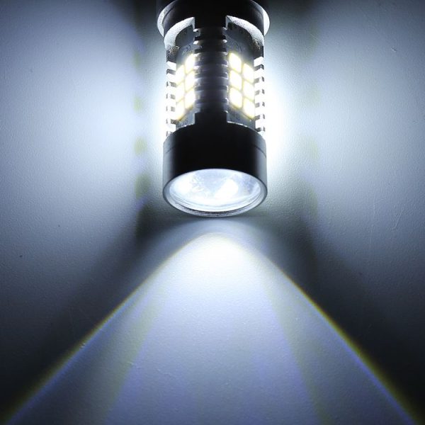 2 PCS 7443-T20-2835 10.5W 780LM 6000K 21 SMD 2835 LEDs Car Brake Light DC 12~24V (White Light) - Image 7