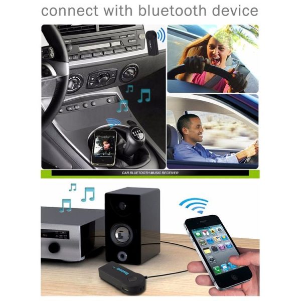 Portable Single Sound Channel Bluetooth Wireless Music Receiver Mini Boombox for iPhone / iPad / Car / Headphone / Stereo, Support Bluetooth Hands-free (Black) - Image 10