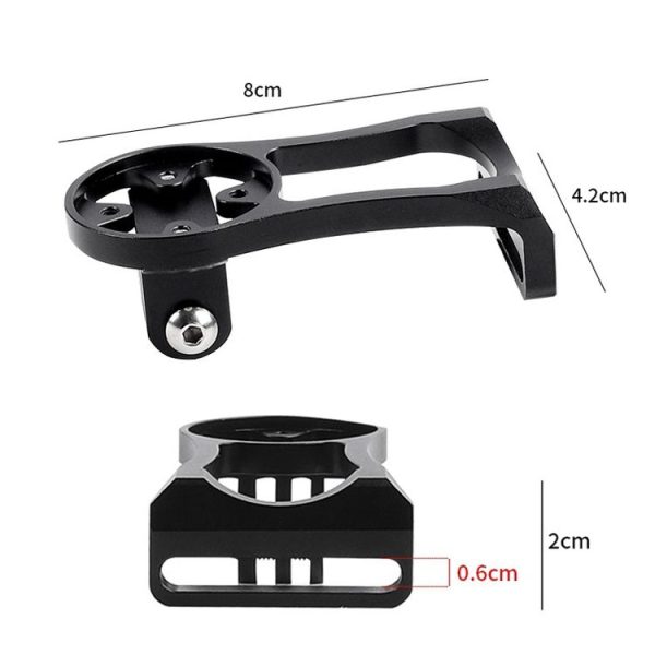 Mountain Bike Code Table Seat Bicycle Extension Bracket Light Stand (Black) - Image 3