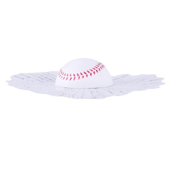 Creative 3D Deco Sport Balls Car Window Crack Decal Sticker (Baseball) - Image 3