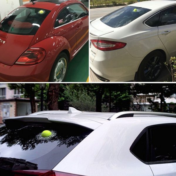 Creative 3D Deco Sport Balls Car Window Crack Decal Sticker (Baseball) - Image 5