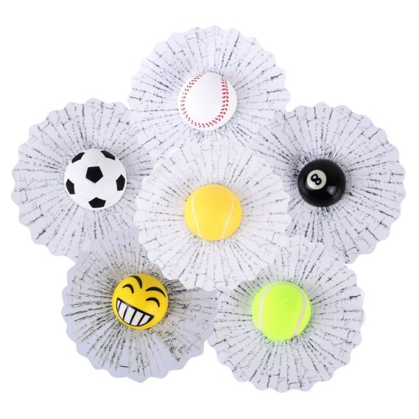 Creative 3D Deco Sport Balls Car Window Crack Decal Sticker (Baseball) - Image 7