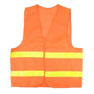 XL Reflective Fluorescent Vest Safty Cloth Driving School Construction Traffic Safty Warning Working Cloth (Orange)