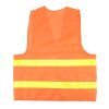XL Reflective Fluorescent Vest Safty Cloth Driving School Construction Traffic Safty Warning Working Cloth (Orange) - Image 3
