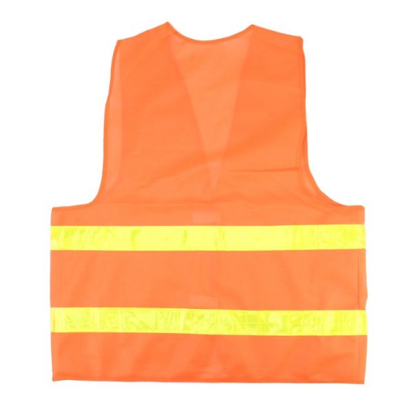 XL Reflective Fluorescent Vest Safty Cloth Driving School Construction Traffic Safty Warning Working Cloth (Orange) - Image 3