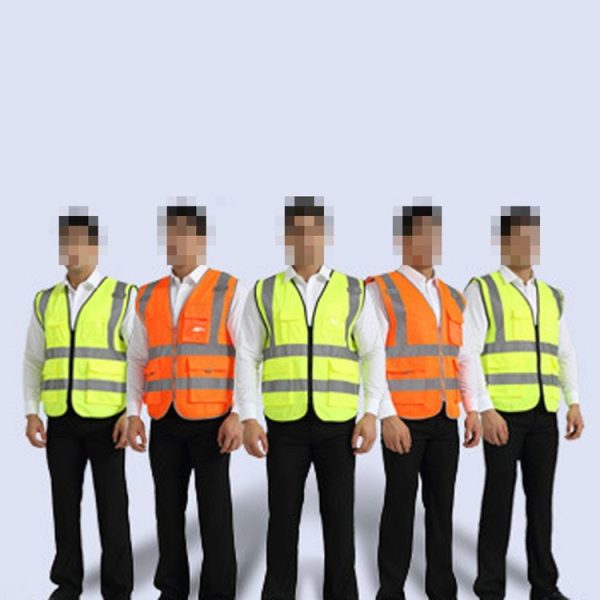 XL Reflective Fluorescent Vest Safty Cloth Driving School Construction Traffic Safty Warning Working Cloth (Orange) - Image 5