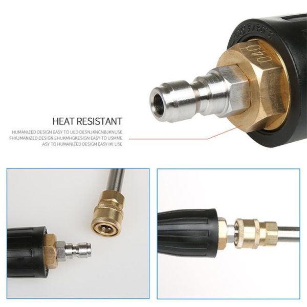 Adjustable High Pressure Washer Nozzle Tips Jet Nozzle Washer Accessories for Truck, 035 (3.5GPM) / 3600PSI - Image 5