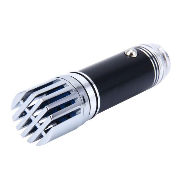 Car Cigarette Lighter Air Purifier Negative Ione Freshener Air Cleaner, Removes Pollen, Smoke, Bad Smell and Odors For Auto and Indoor (Black) - Image 2