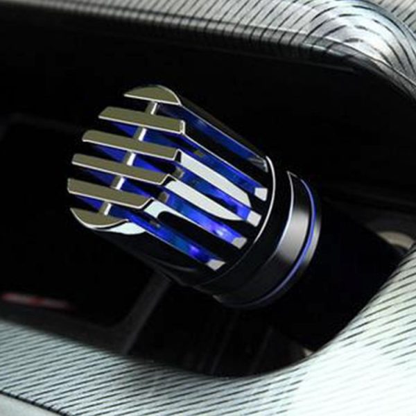 Car Cigarette Lighter Air Purifier Negative Ione Freshener Air Cleaner, Removes Pollen, Smoke, Bad Smell and Odors For Auto and Indoor (Black) - Image 5