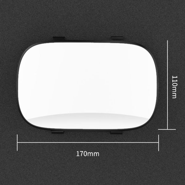 3R 3R-096 Portable Car Sunshade Makeup Mirror - Image 4