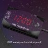 Motorcycle Multi-functional 2 in 1 Digital Display Voltmeter + Electronic Clock, 6-30V IP67 (Red Light) - Image 5
