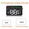 A900 OBD2 3.5 inch Vehicle-mounted Head Up Display Security System, Support Car Speed / Engine Revolving Speed Display / Water Temperature / Voltage / Driving Mileage - Image 3