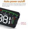 A900 OBD2 3.5 inch Vehicle-mounted Head Up Display Security System, Support Car Speed / Engine Revolving Speed Display / Water Temperature / Voltage / Driving Mileage - Image 4
