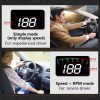 A900 OBD2 3.5 inch Vehicle-mounted Head Up Display Security System, Support Car Speed / Engine Revolving Speed Display / Water Temperature / Voltage / Driving Mileage - Image 8