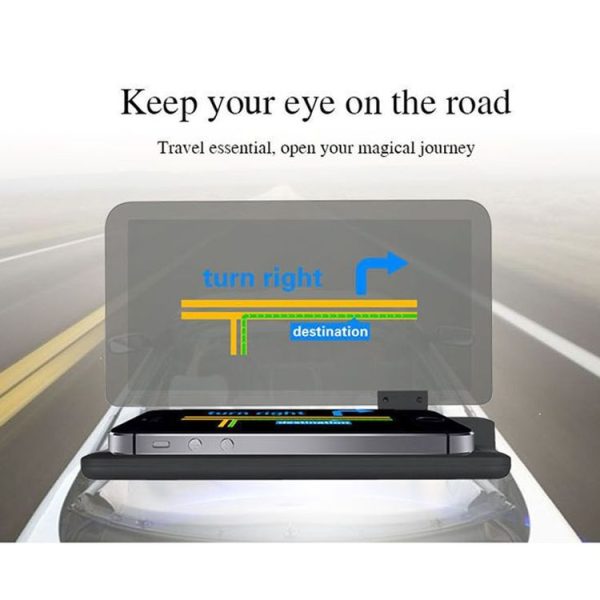 H6 Multi-function Car Smartphone Navigation Head Up Display Holder for 6 Inch Smartphone - Image 11
