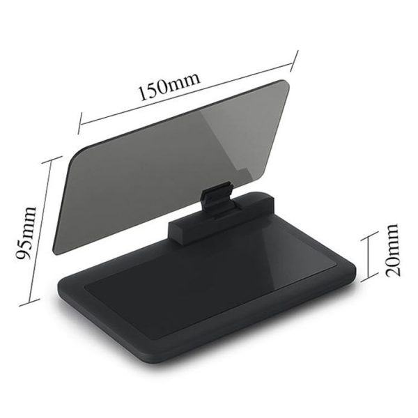 H6 Multi-function Car Smartphone Navigation Head Up Display Holder for 6 Inch Smartphone - Image 2