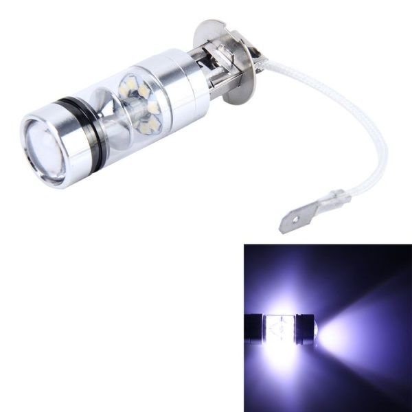 H3 100W 850 LM 7000K 20 SMD-2828-LEDs Car Fog Lights, DC 12-24V (Cool White)