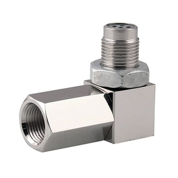 90 Degree Car Oxygen Sensor Spacer Engine Light CEL Check Bung Mini Catalytic Converter M18 x 1.5 - Image 2