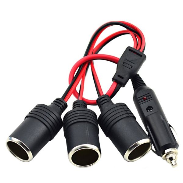 Jtron Premium 3 Holes Car Cigarette Socket Splitter Charger, Length: 30cm - Image 3