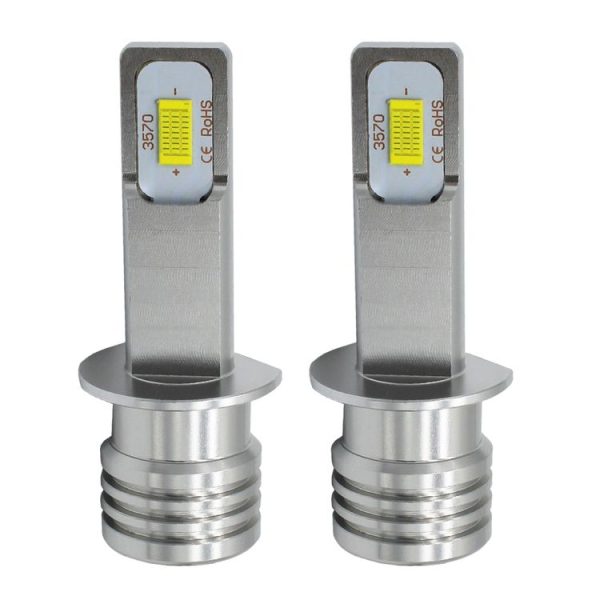 2 PCS H1 72W 1000LM 6000-6500K Super Bright Car Fog Light LED Bulbs, DC 12-24V (Yellow Light) - Image 2