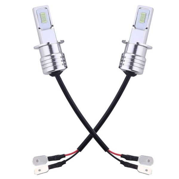 2 PCS H3 72W 1000LM 6000-6500K Super Bright Car Fog Light LED Bulbs, DC 12-24V (Ice Blue Light)