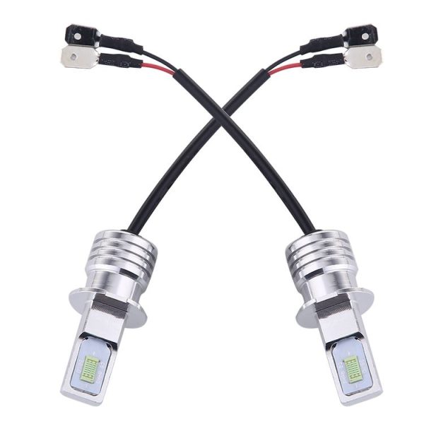 2 PCS H3 72W 1000LM 6000-6500K Super Bright Car Fog Light LED Bulbs, DC 12-24V (Ice Blue Light) - Image 2